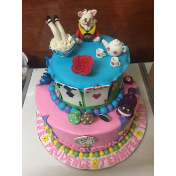 Alice in Wonderland Fondant Cake